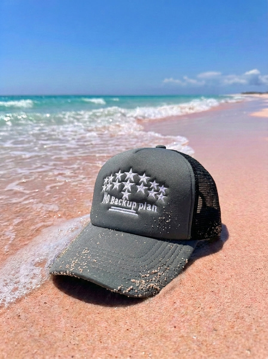 STARS GREY X BLACK NET CAP