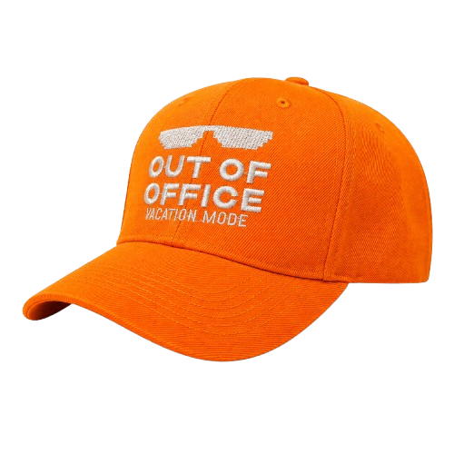 OUT OF OFFICE ORANGE CAP