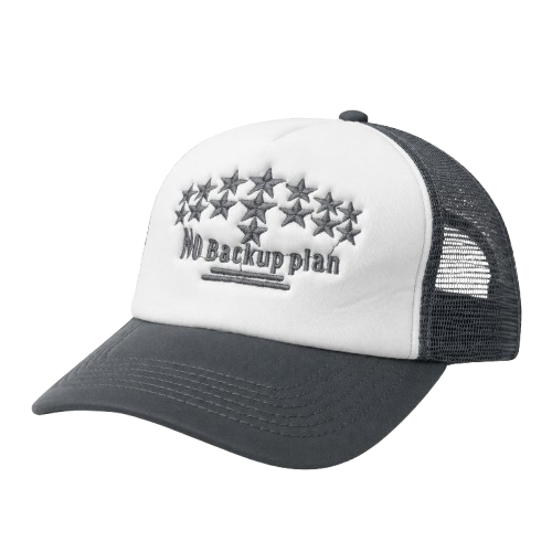 STARS WHITE X GREY NET CAP