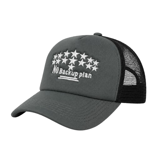 STARS GREY X BLACK NET CAP