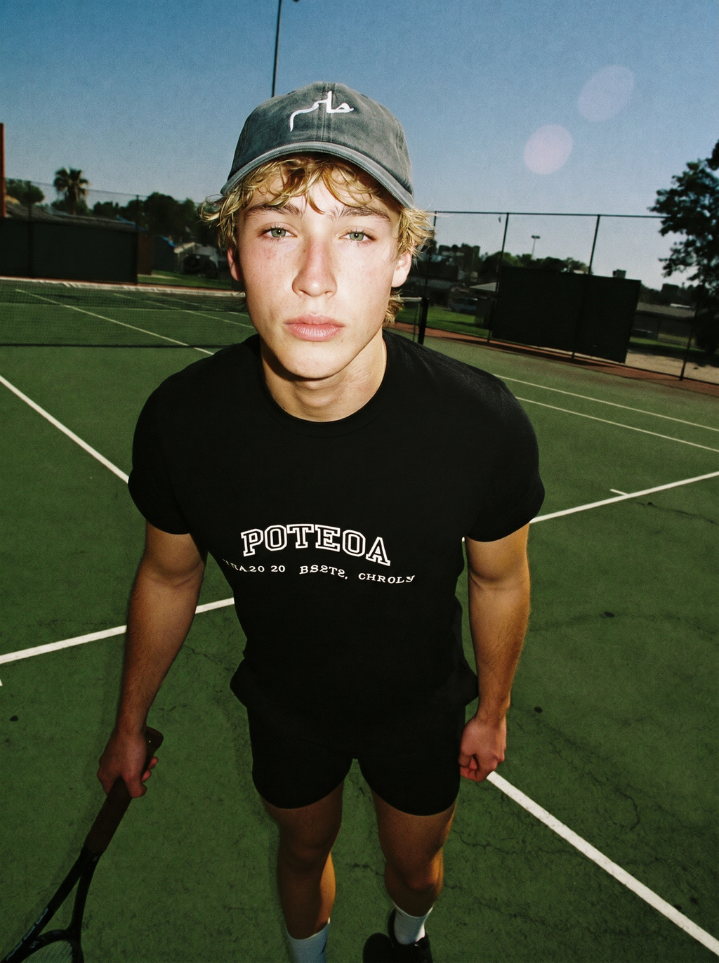 Helm Black Washed Cap