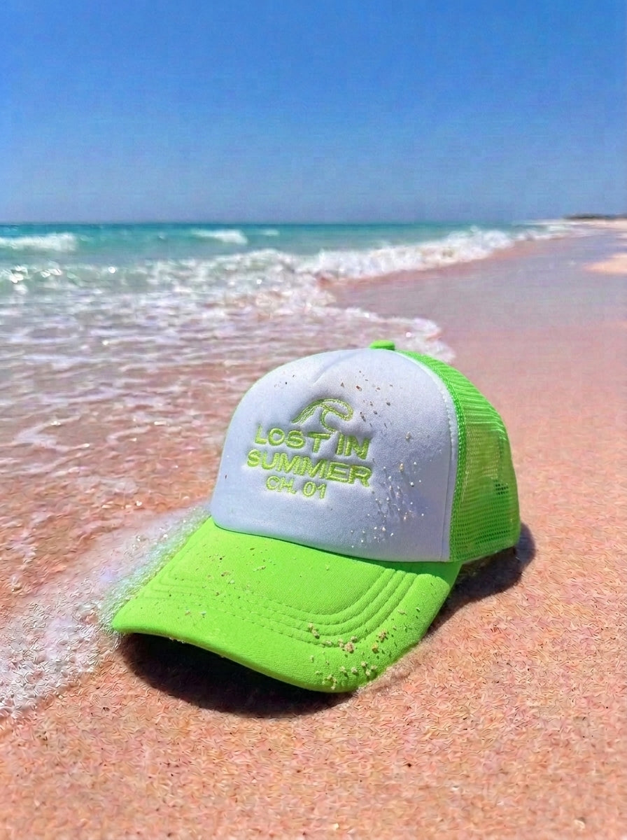 LOST IN SUMMER NEON NET CAP