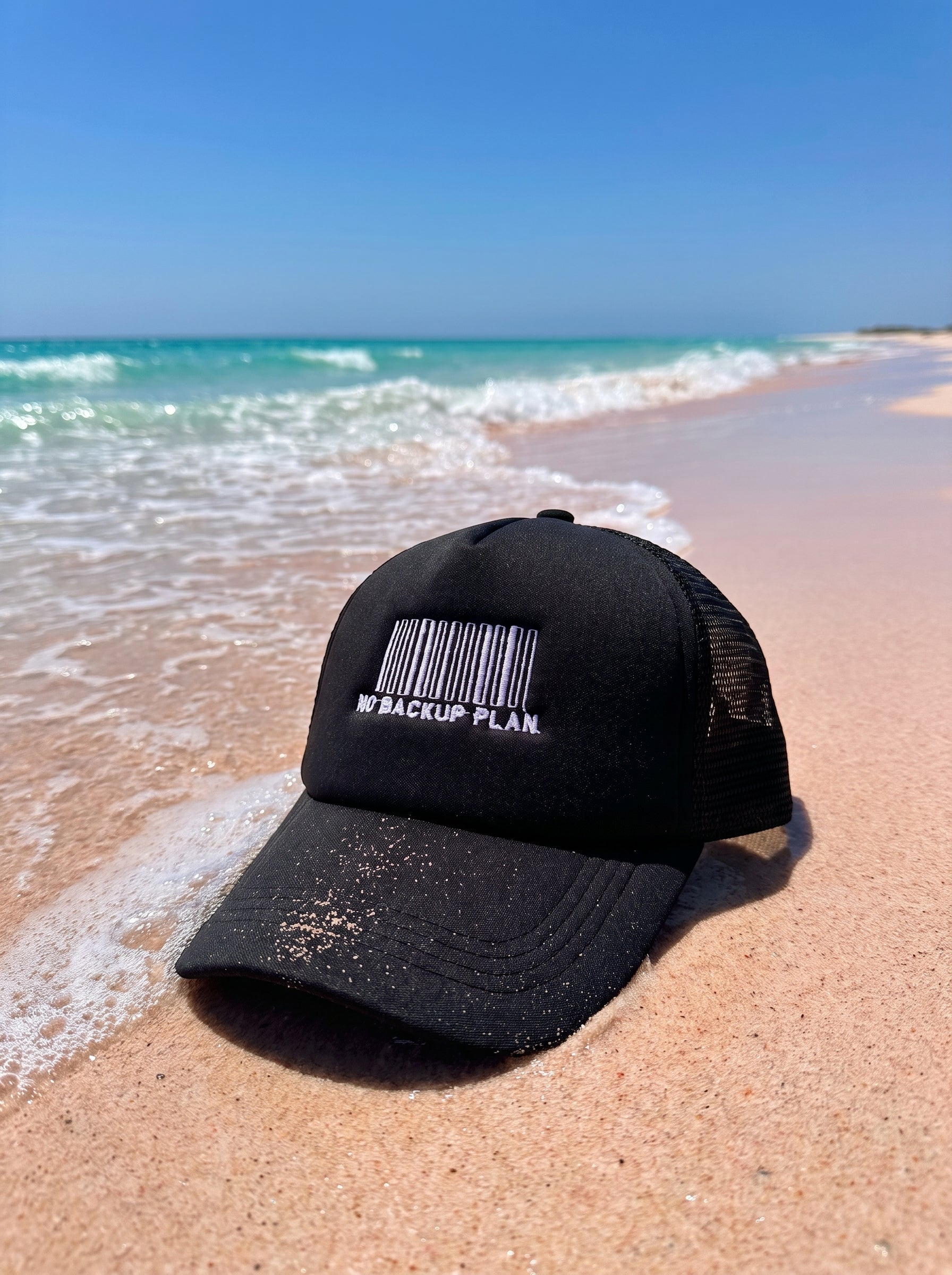 BARCODE BLACK NET CAP