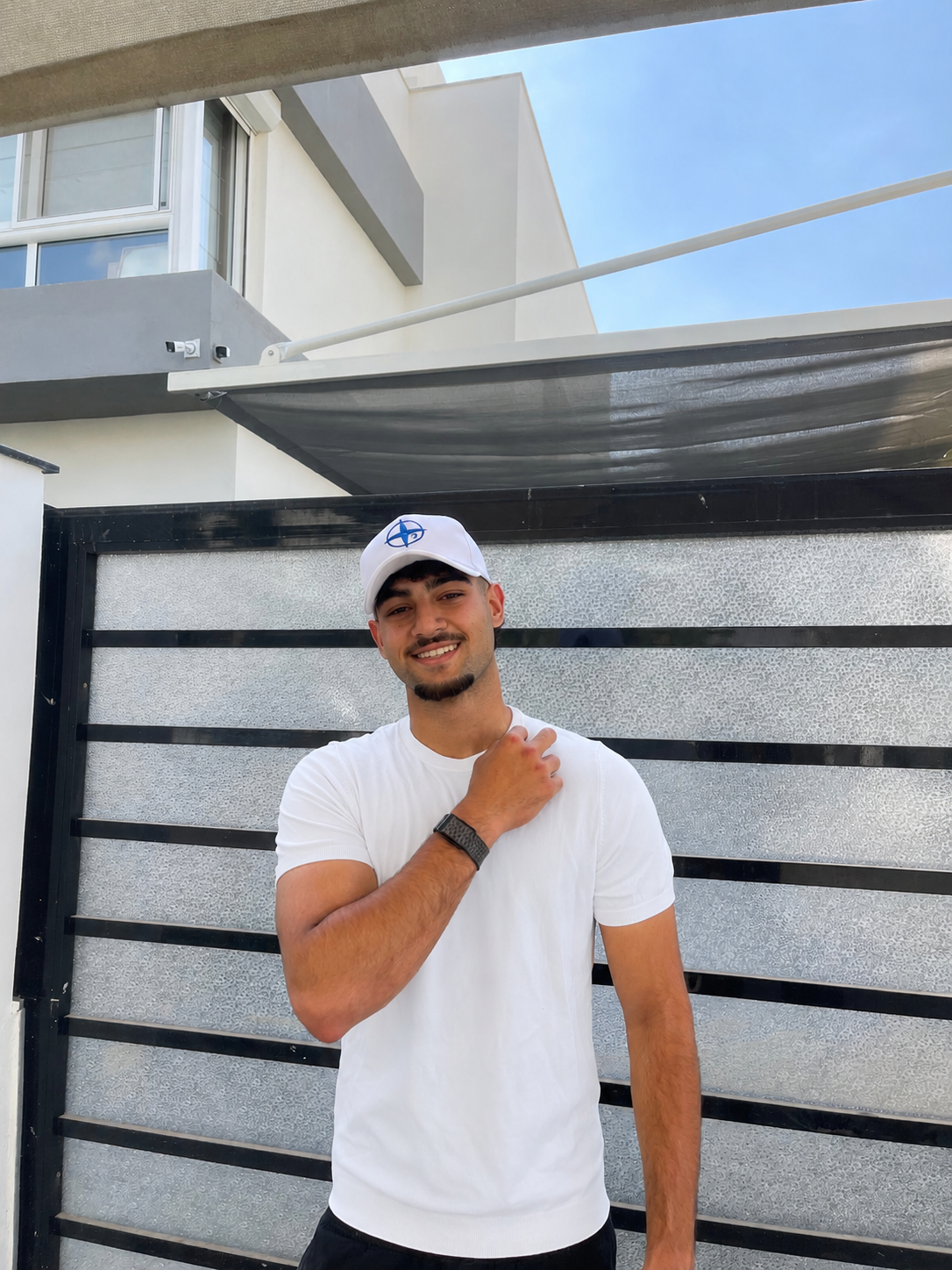 White Compass Cap