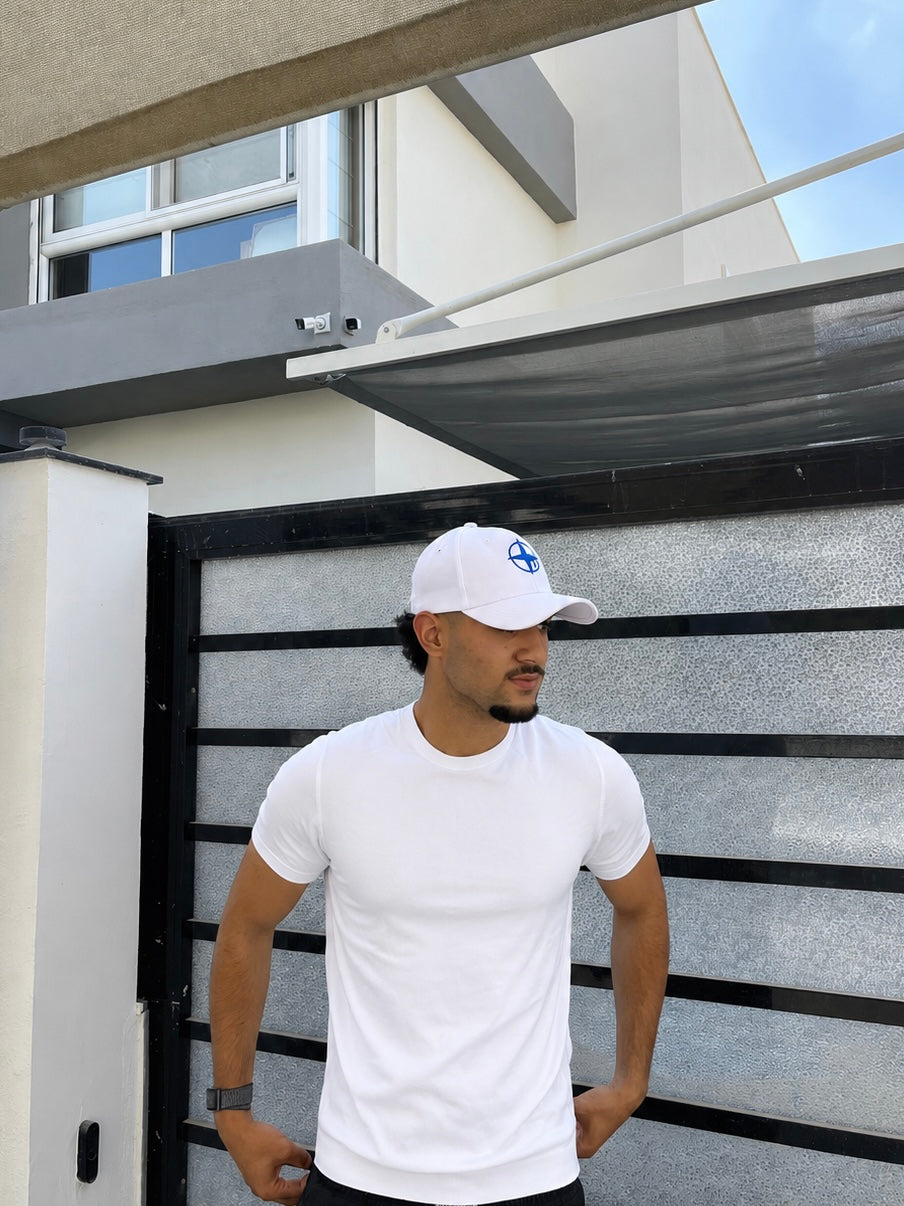 White Compass Cap