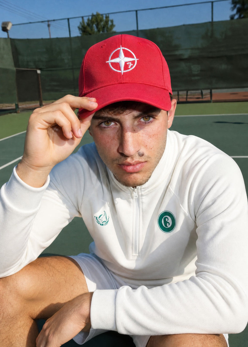 Red Compass Cap